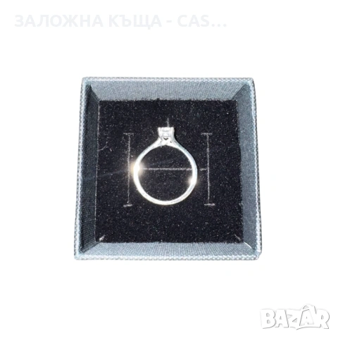 Пръстен 14к Бяло Злато С Камък | Gold | Bqlo Zlato