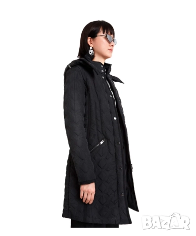  дълго капитонирано  палто / яке Desigual Leicester 19wwewc4 размер Л -ХЛ  / 44, снимка 5 - Якета - 52644429