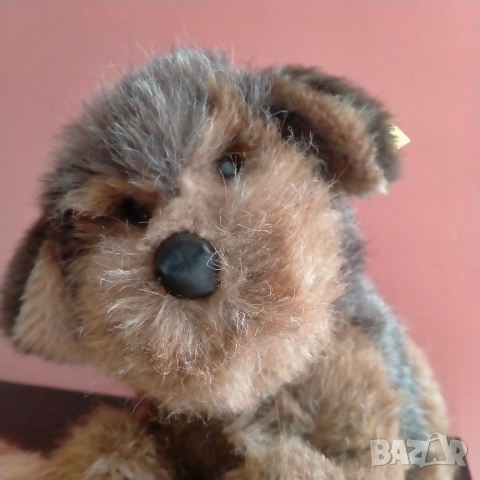 Колекционерска мека играчка Steiff Hund Junior Lumpi 2885/28, снимка 13 - Колекции - 44808475