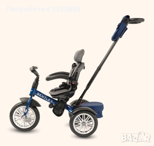 Луксозна Триколка Bentley 6 в 1, снимка 4 - Детски велосипеди, триколки и коли - 53743342