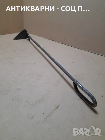 Стар Ръчно Кован Ръжен За Барбекю Камина Печки.