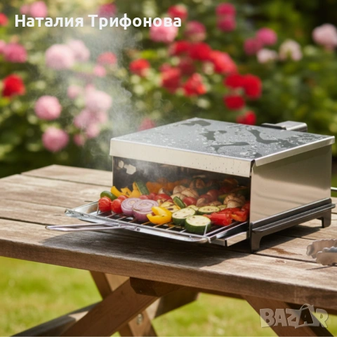 Бездимна електрическа скара Voltz, снимка 4 - Скари - 53067061