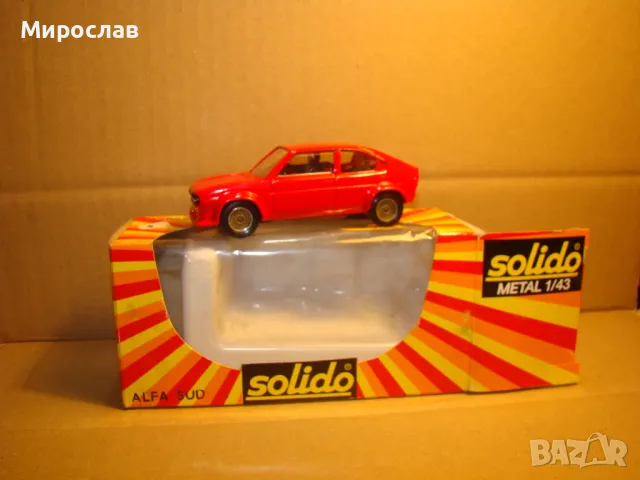 1:43 SOLIDO ALFA ROMEO МОДЕЛ КОЛИЧКА ИГРАЧКА, снимка 1 - Колекции - 48981280