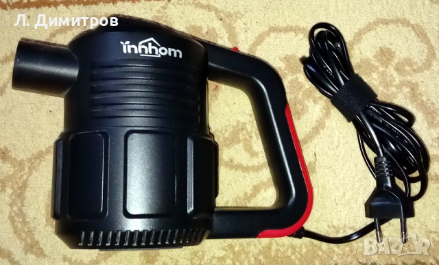 Електрически въздушен компресор с мощност - 600W с осем вида накрайници.