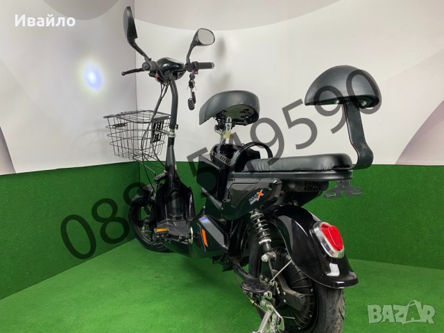 Електрически скутер – Колело с двойна седалка – Велосипед Х5, снимка 8 - Велосипеди - 35567761