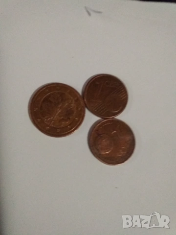 Монети 1 и 2  euro cent , Германия, снимка 4 - Нумизматика и бонистика - 53481593