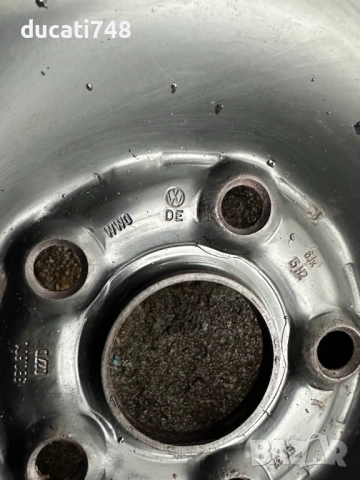 ОЕМ 4бр. железни джанти 15" 5х112 - VW, Audi, Seat, Skoda, снимка 5 - Гуми и джанти - 51986956