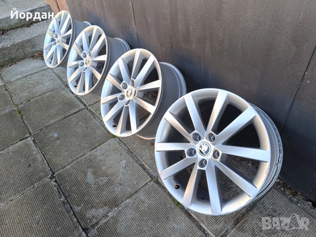  ОРИГИНАЛНИ джанти 18 ' цола 5x112 57,1 Шкода Октавия / Skoda Octavia ET51, снимка 5 - Гуми и джанти - 53025333