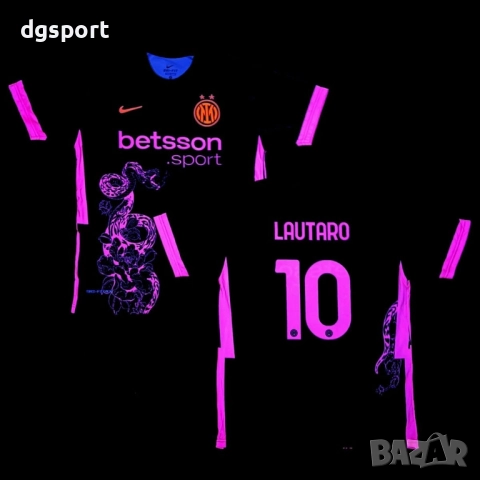 Флуоресцентна футболна тениска на Интер#Лаутаро Мартинес#10!, снимка 5 - Футбол - 52063587