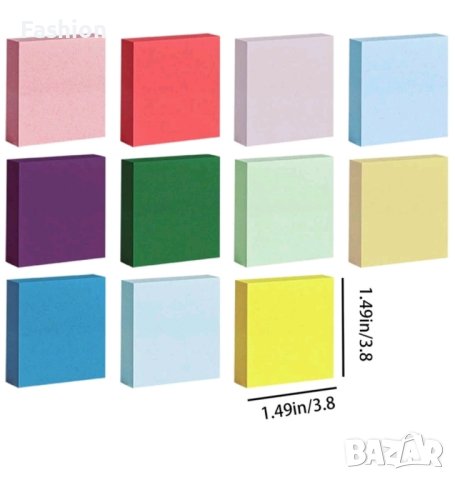 Мини лепящи кубчета , снимка 2 - Ученически пособия, канцеларски материали - 42082046