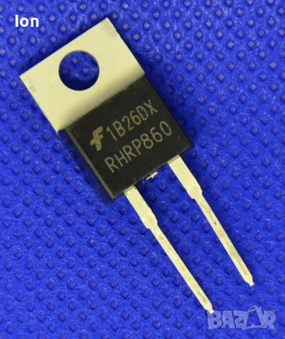 RHRP860 хипер бърз диод 600V, 8A, 30ns с меко възстановяване 