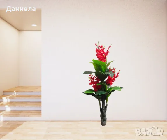 Изкуствено цвете,1.7 метра, снимка 5 - Декорация за дома - 49813062