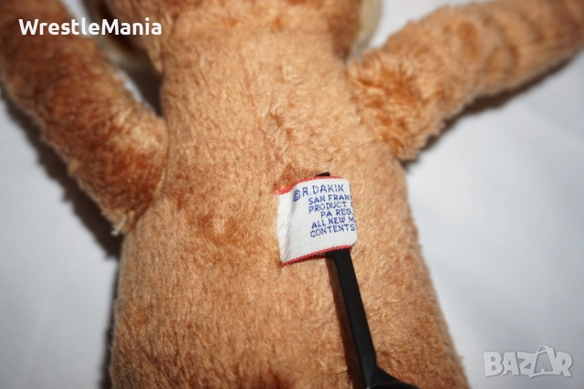 Vintage 50 Годишна Плюшена Маймуна R.Dakin Co 1975 San Francisco Product Of Korea 28см, снимка 17 - Колекции - 52178932