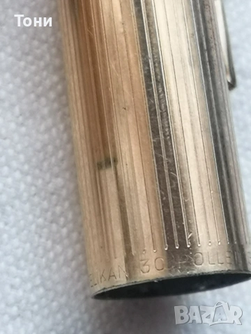Pelikan писалки златни писци 14 карата 30 микр. златно покр. , снимка 6 - Антикварни и старинни предмети - 53681613