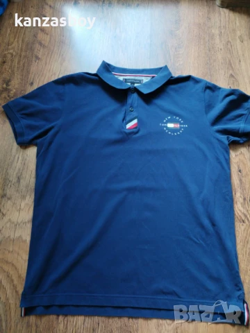 Tommy Hilfiger - страхотна мъжка тениска XL, снимка 6 - Тениски - 50449123