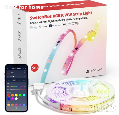 SwitchBot RGBICWW LED лента 5M