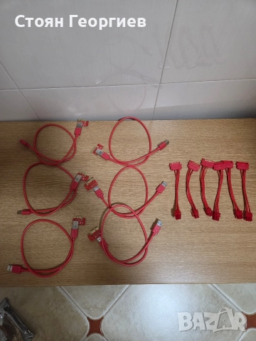 6 броя Екстендер v013-PRO RED PCI-E Riser Card USB 3.0, снимка 3 - Друга електроника - 52793124