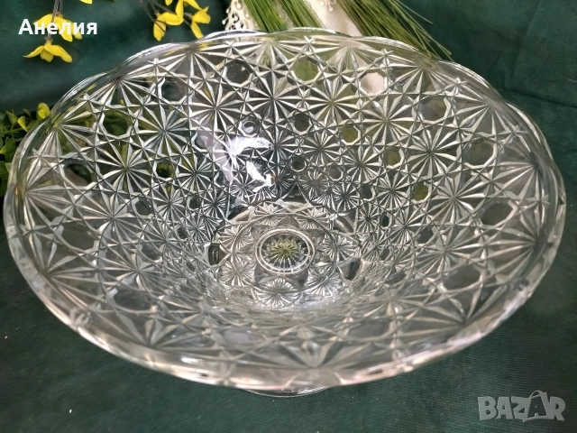 Фруктиера голяма, масивна , снимка 3 - Чинии - 52797961