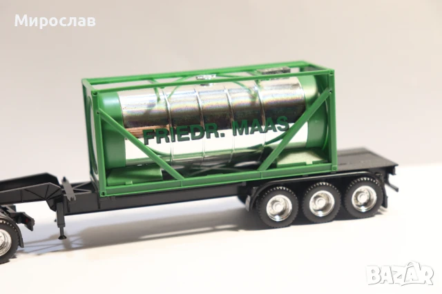 HERPA H0 1/87 MERCEDES ВЛЕКАЧ KАМИОН МОДЕЛ TIR ЦИСТЕРНА, снимка 3 - Колекции - 51145874