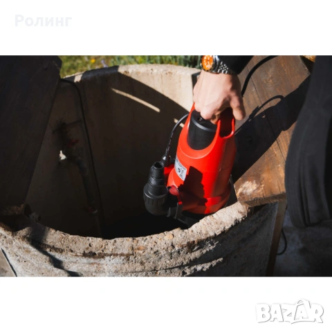 Помпа водна потопяема  900W 1" 250L/min 8,5m 35mm RD-WP68/070175, снимка 2 - Напояване - 53679445