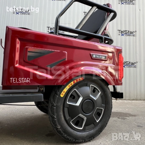 Електрическа триколка 005 двуместна с карго отделение 1500W Нов модел 2025, високопроизводителни бат, снимка 10 - Мотоциклети и мототехника - 52407283