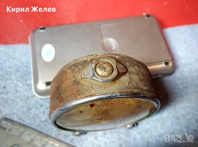 SLAVA 11 JEWELS MADE in USSR Стар КОЛЕКЦИОНЕРСКИ РУСКИ МЕХАНИЧЕН БУДИЛНИК СЛАВА 44040, снимка 3 - Антикварни и старинни предмети - 47685969