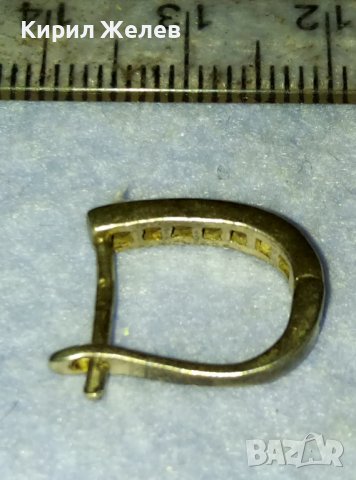 ВЕЛИКОЛЕПНА СРЕБЪРНА СКЪПОЦЕННА ОБЕЦА СРЕБРО 925 АНГЛИЯ с БЛЕСТЯЩИ ФАСЕТ ЦИРКОНИ 40051, снимка 10 - Обеци - 42475606