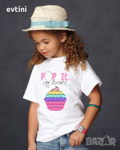 Детска тениска с щампа Pop it,Тик Ток,Минионите, Колите и др.