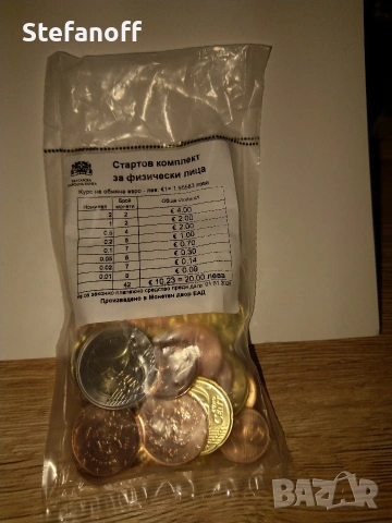 Стартов пакет с Български евро монети, снимка 2 - Нумизматика и бонистика - 53866495