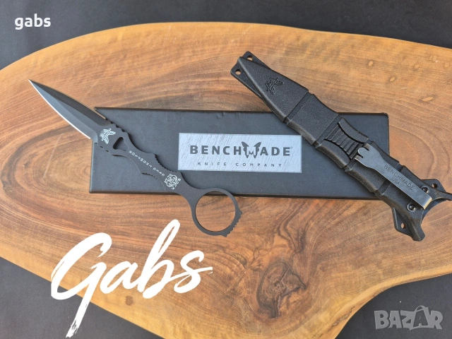 Нож Benchmade Socp Dagger с фиксирано острие и кания 176BK, снимка 2 - Ножове - 52867142