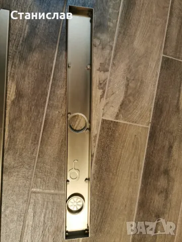 Златен линеен сифон 60см, снимка 3 - ВИК - 48167738