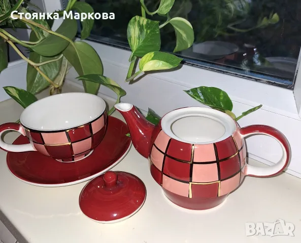 Комплект за чай от 3 части-CHA CULT-Тайланд, снимка 3 - Сервизи - 55884679