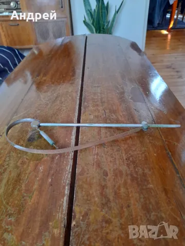 Стара метална кривка за чертане, снимка 4 - Други ценни предмети - 47728456