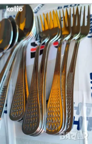 Лъжици Вилици и Ножове от неръждавейка тип перла чисто нови за повече информация тук или на телефон, снимка 6 - Прибори за хранене, готвене и сервиране - 47648737