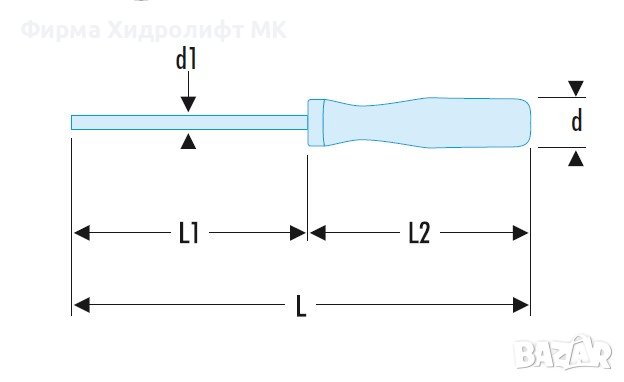 FACOM AР.3X150 Отвертка Phillips PH3, снимка 2 - Отвертки - 30937126