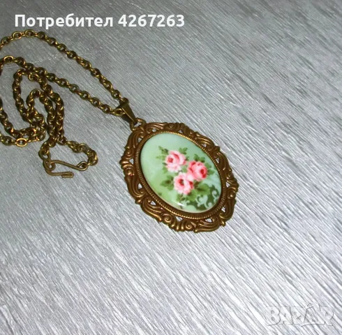 Разкошно колие във Викториански стил, снимка 2 - Колиета, медальони, синджири - 48453696