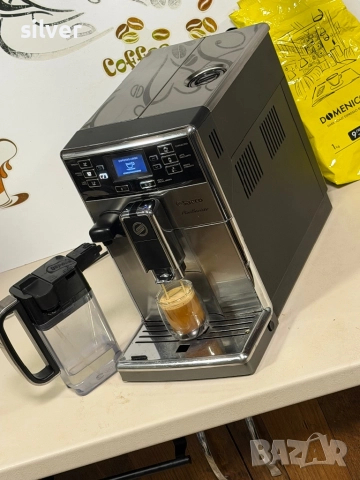 Кафемашина кафе автомат Saeco PicoBarista с гаранция, снимка 7 - Кафемашини - 52518576