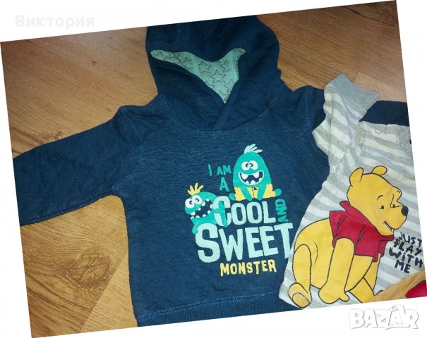 Блузки с мики маус мечо пух, снимка 4 - Бебешки блузки - 38839098