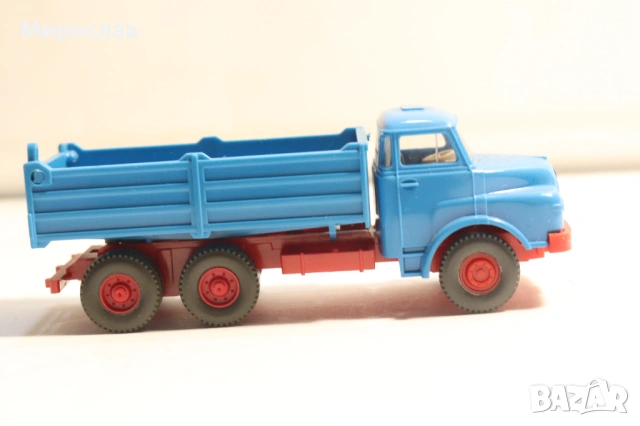 WIKING HO 1/87 MAN САМОСВАЛ КАМИОН МОДЕЛ КОЛИЧКА, снимка 4 - Колекции - 53830357