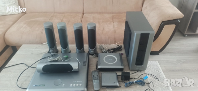 DVD Philips домашно кино с wireless връзка , снимка 9 - Плейъри, домашно кино, прожектори - 52937707