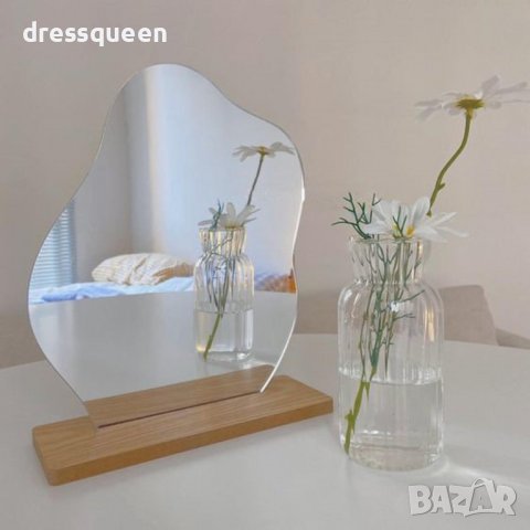 3848 Огледало с дървена стойка , снимка 3 - Други стоки за дома - 39891600