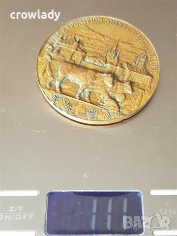 Рядка 1910 бронзова монета Швейцария за селскостопанска култура  , снимка 9 - Нумизматика и бонистика - 41318902