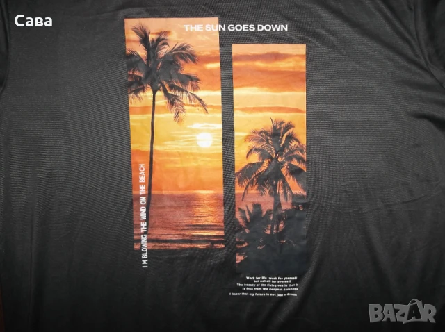 Тениски CHAPTER ,SHEIN мъжка,Л-ХЛ-2ХЛ, снимка 9 - Тениски - 41760179