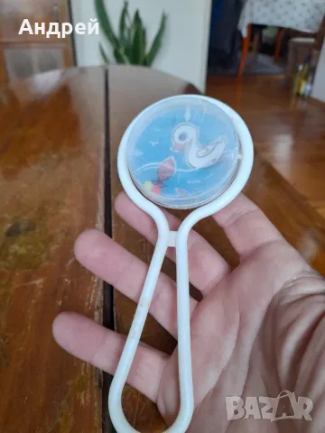 Стара детска играчка залъгалка,дрънкалка #9, снимка 3 - Други ценни предмети - 48369168