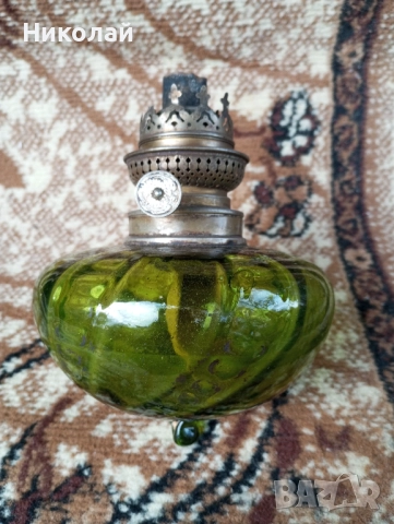 Старинна газова лампа , газов фенер, снимка 2 - Антикварни и старинни предмети - 52497877