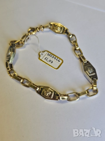 Мъжка златна гривна 585/14к 12.07гр