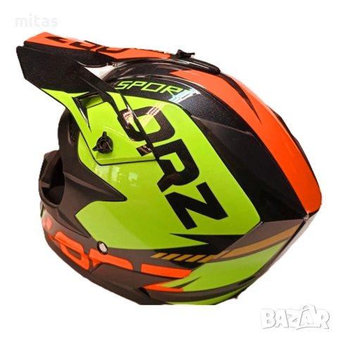 Кросова каска ORZ Sport, Full Face, DOT, Размер: S -Вело, Мото, Скутер, снимка 3 - Аксесоари за велосипеди - 51610532