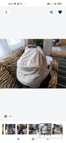 продавам количка с два коша много запазена , снимка 5 - Детски колички - 52553321