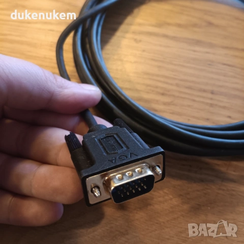 HDMI към VGA кабел  – 1080p Full HD, 5 м, снимка 8 - Кабели и адаптери - 53257865