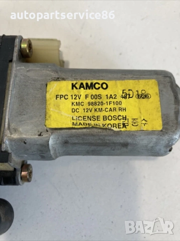 Заден десен мотор за стъкло на прозорец за KIA Sportage 2.0 CRDi (2006-2010) T98820-1F100, снимка 2 - Части - 53438819